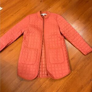 Kenneth Cole New York Quilted Orange Puffer Jacket